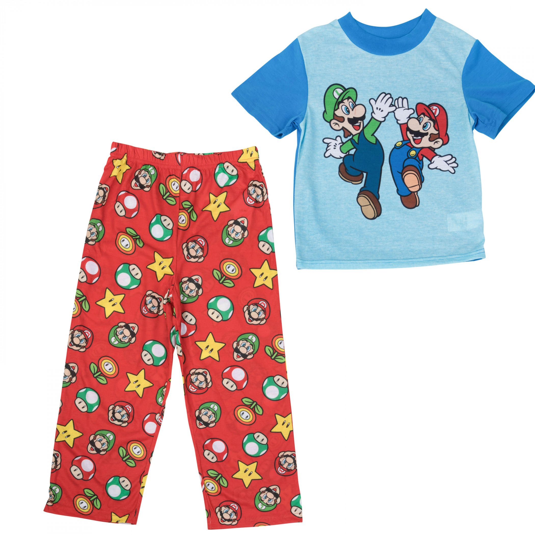Super Mario Bros. High Five 2-Piece Pajama Set